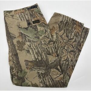 VTG Liberty Mens Cargo Pants Real Tree Camo Hunting Size XL 40-42 USA Made
